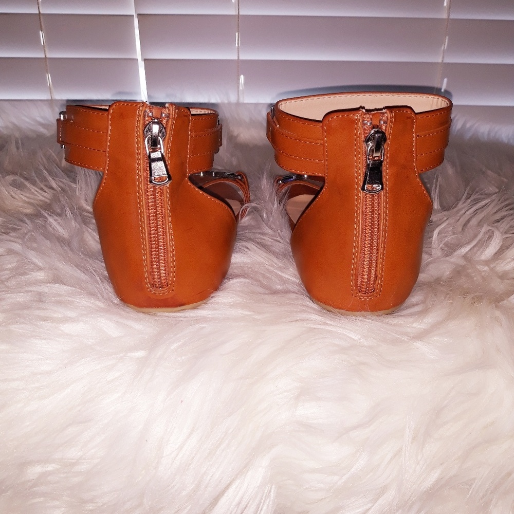 Versace Leona brown and silver sandles - Picture 3 of 5